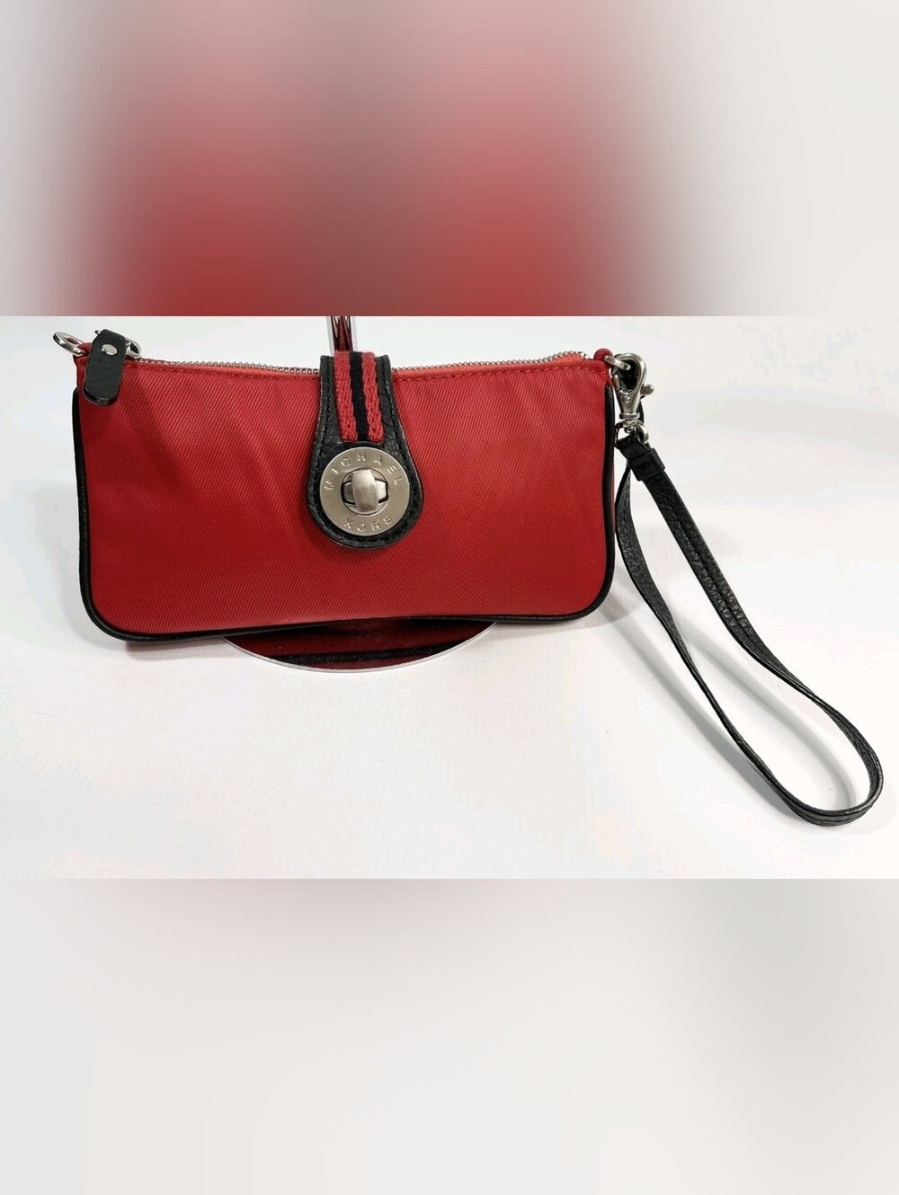 Michael Kors Red Wristlet Clutch